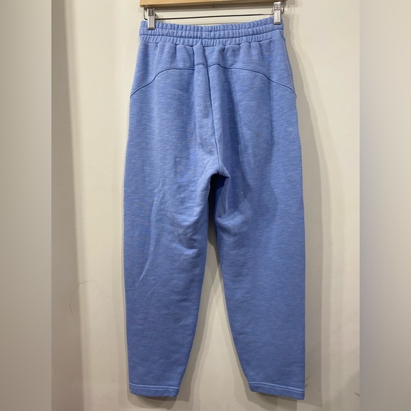 Sweaty Betty High Waist Essential Taper Oversized Trouser Coast Blue Size S - Picture 8 of 16